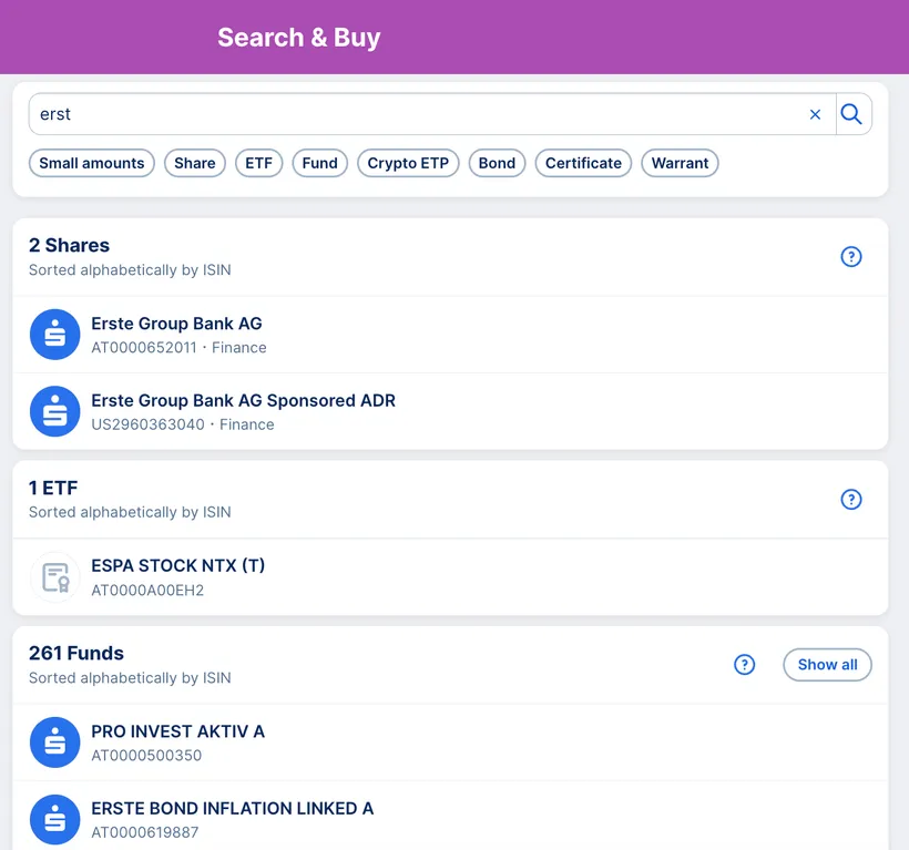 George web - Search and buy