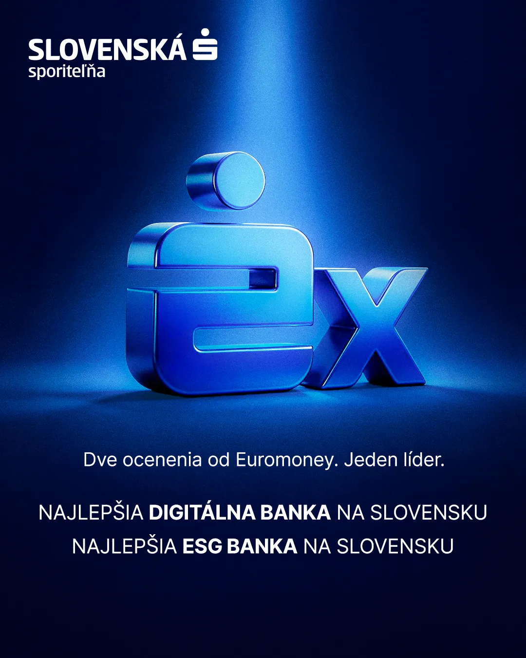 Vizuál k oceneniu Slovenskej sporiteľne ako najlepšej digitálnej banky v roku 2026