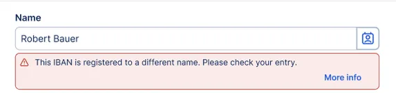 Verification of Payee