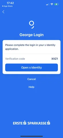 George Login with s Identity