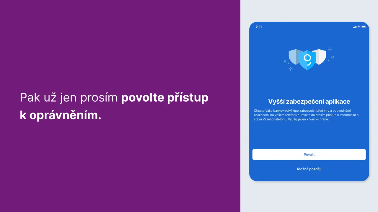 Pak už jen prosím povolte přístup k oprávněním.