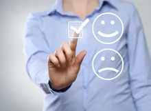 Person giving Feedback