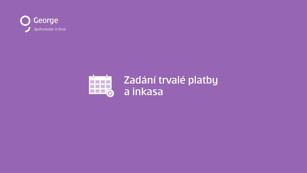 Jak založím trvalou platbu v Georgi krok 1