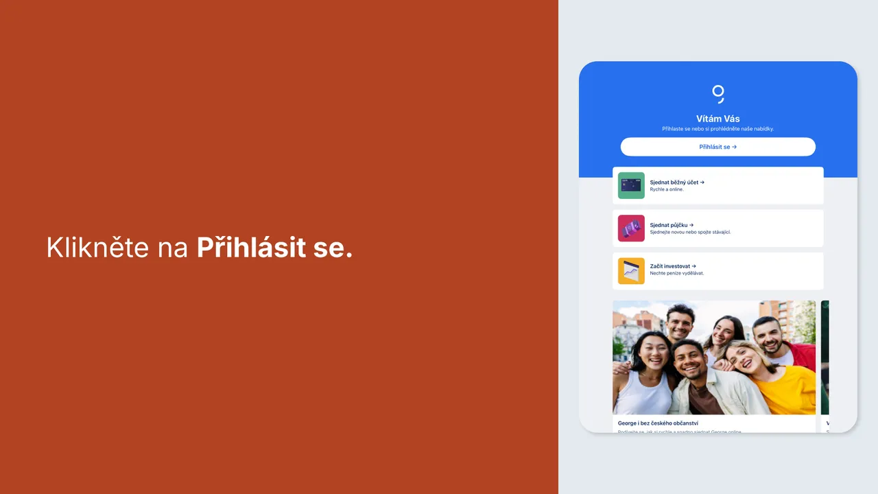 Klikněte na Přihlásit se.