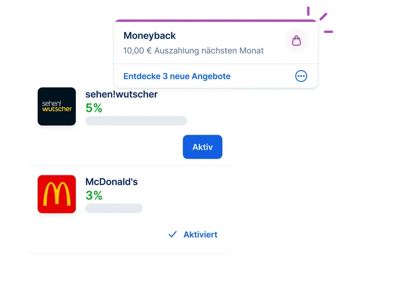 Auszüge von Moneyback in George