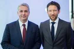 Peter Bosek, Privatkundenvorstand der Erste Bank Thomas Schaufler, Geschäftsführer der Erste Asset Management
