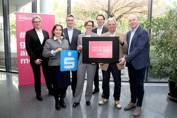 Stiftungsvorstand mit Fachjury v.l.n.r. Peter Zoth, Sabine Siegl-Amerer, Christian Hager, Bärbel Jungmeier, Georg Retter, Markus Klamminger, Markus Pöschl