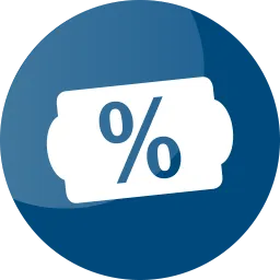Blaues Icon Besteck