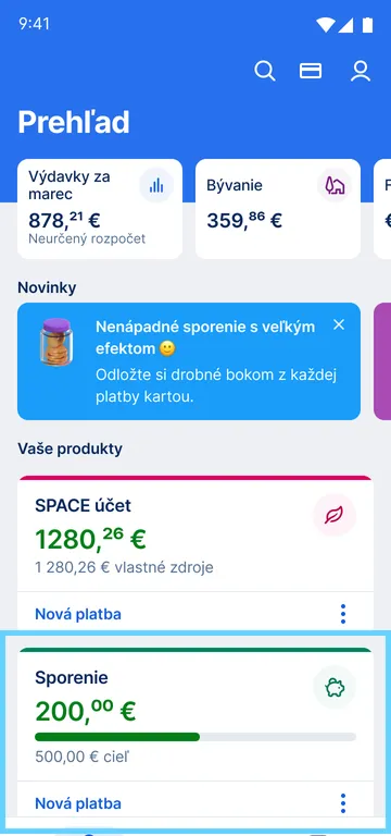 Účet sporenia