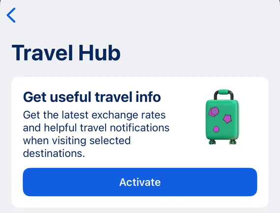 Travel Hub Notifications