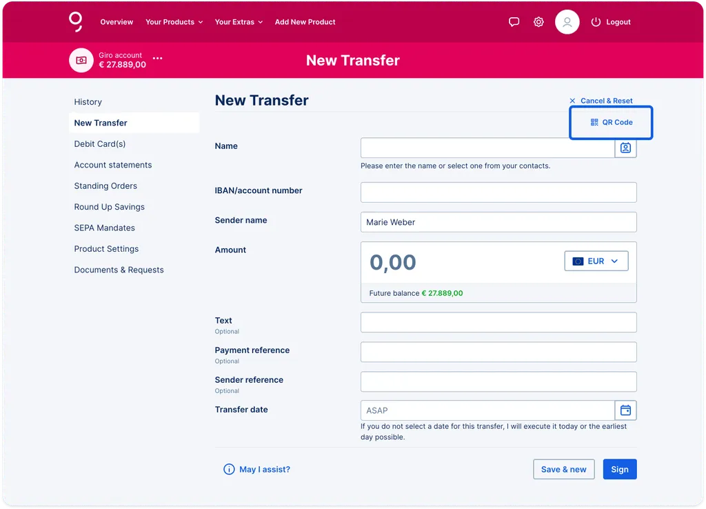 New Transfer