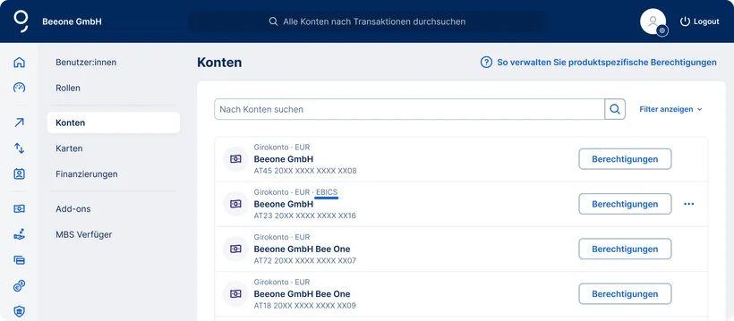 Wechsel von MBS zu EBICS: MBS Verfüger umgestiegen