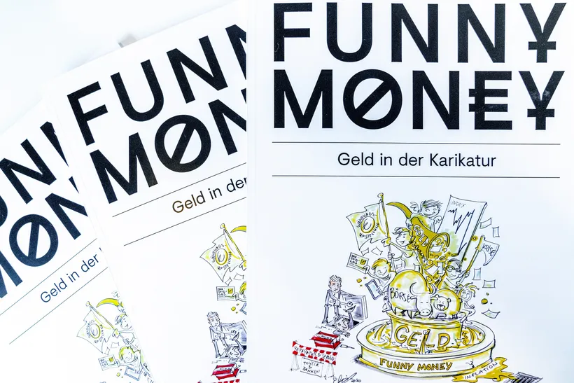 Fotocollage Funny Money - Geld in der Karikatur