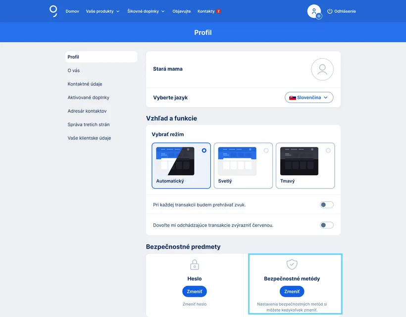 bezpečnostné metódy