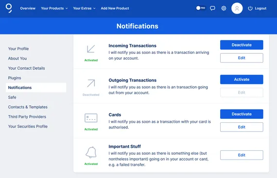 Notification Settings