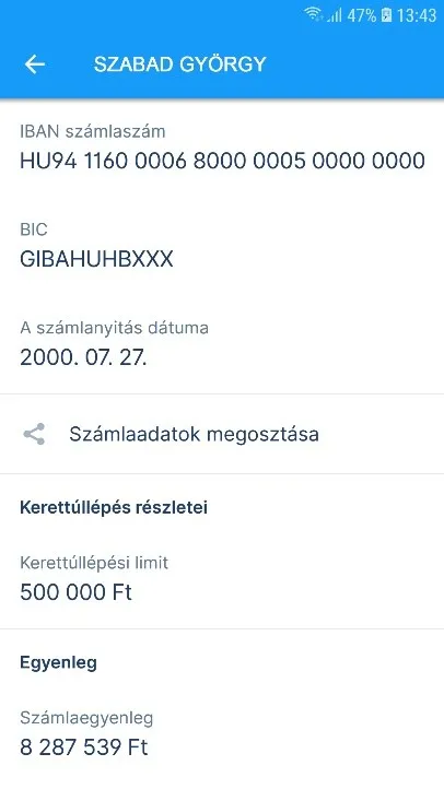 Bankszamlanyitas Erste Bank