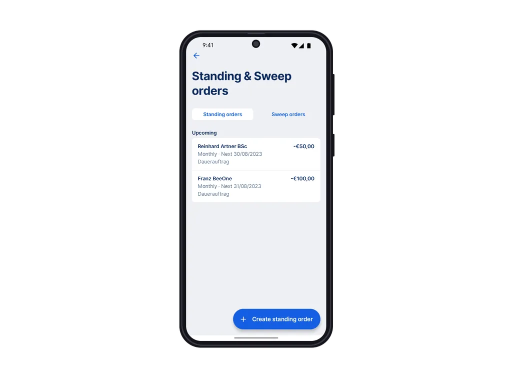 Standing & Sweep Orders