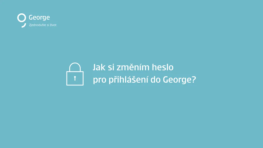 Změna hesla George krok 1