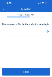 s Indentity activation step 4