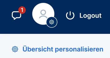 Übersicht personalisieren