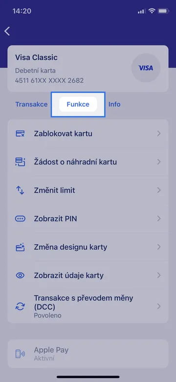 Platba na kontakt