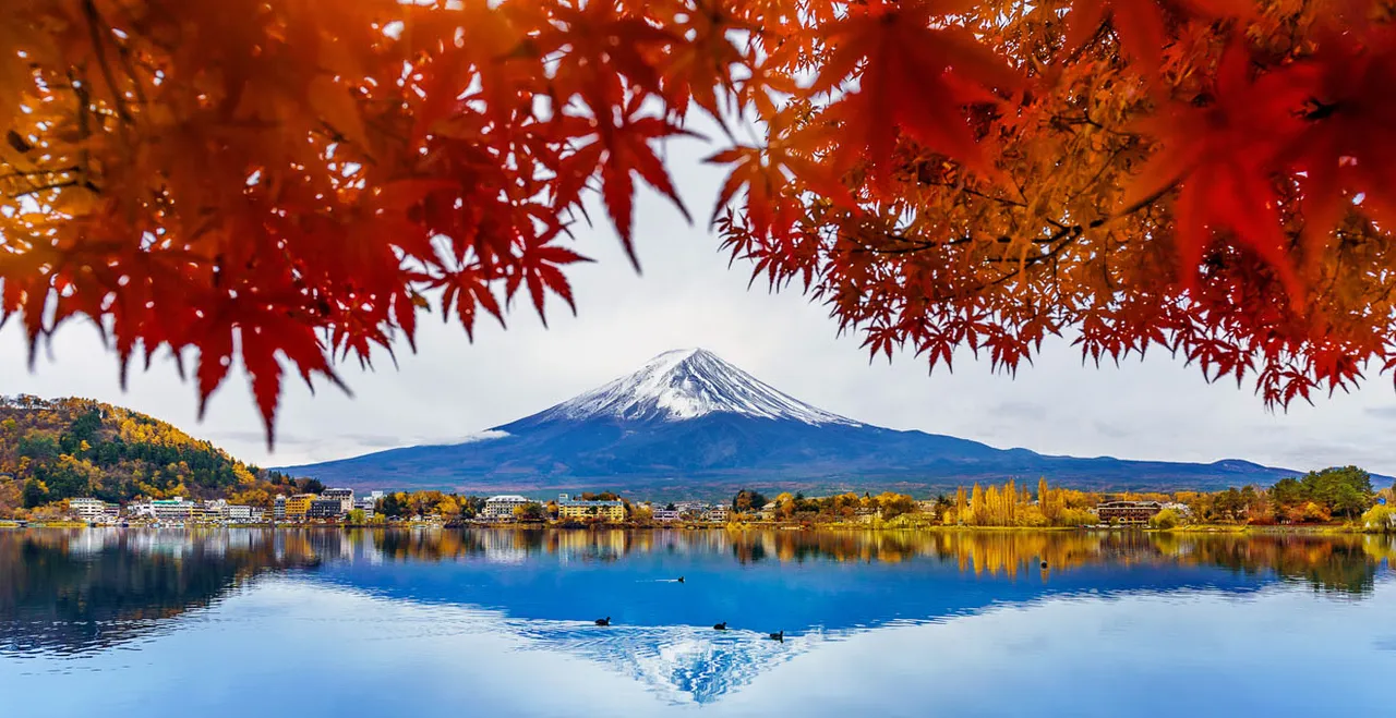 Blick auf den Mount Fuji