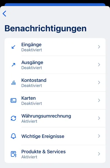 George App - Benachrichtigungen