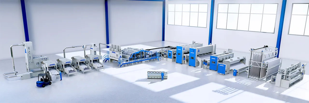 Andritz-Produktionslinie