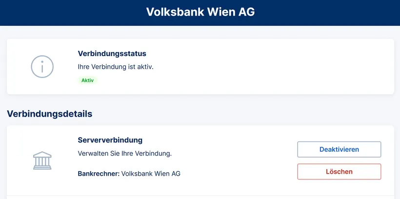 Verbindung löschen