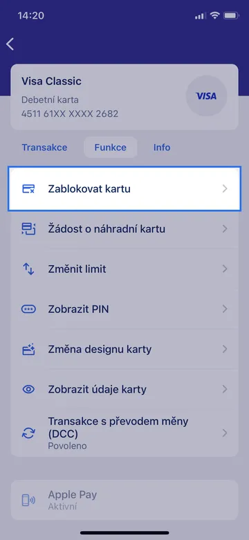 Platba na kontakt