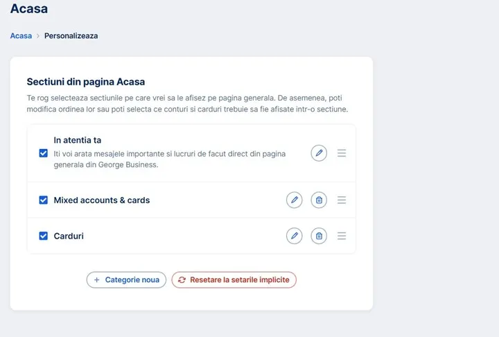 Custimise your overview