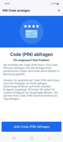 PIN abfragen