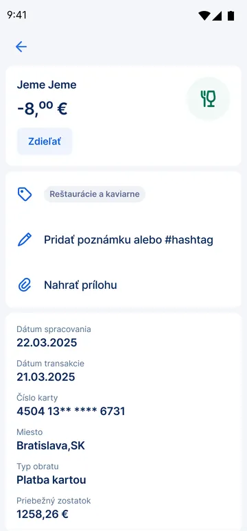 kategorizácia obratu app