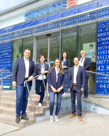 Starten in eine neue Ära (vlnr): Kristijan Stevic, Ingrid Rigler, Nuraj Redzep, Timeea Mang, Christof Fischer, Pia Niemetz