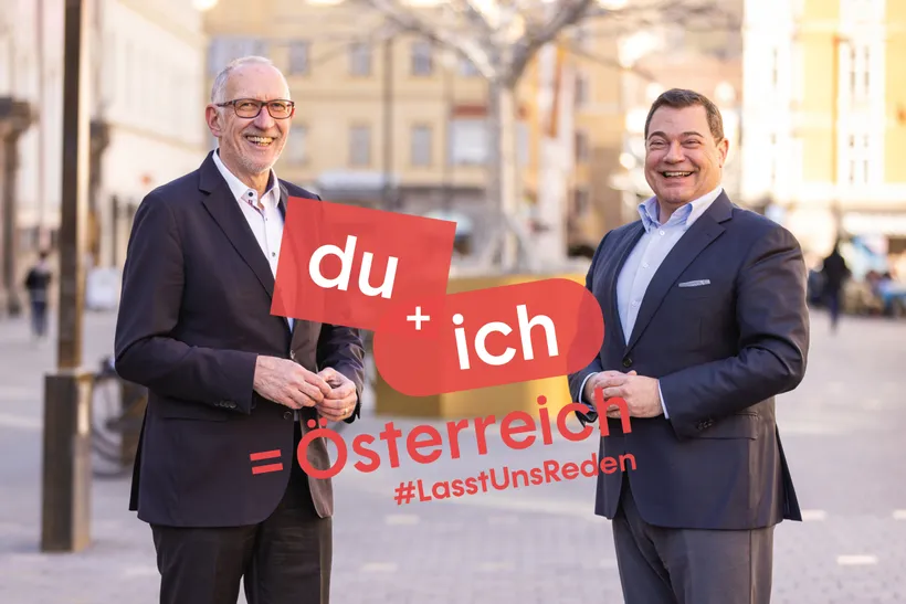 Reinhard Mayr, Raiffeisen-Landesbank Tirol und Hans Unterdorfer, Tiroler Sparkasse