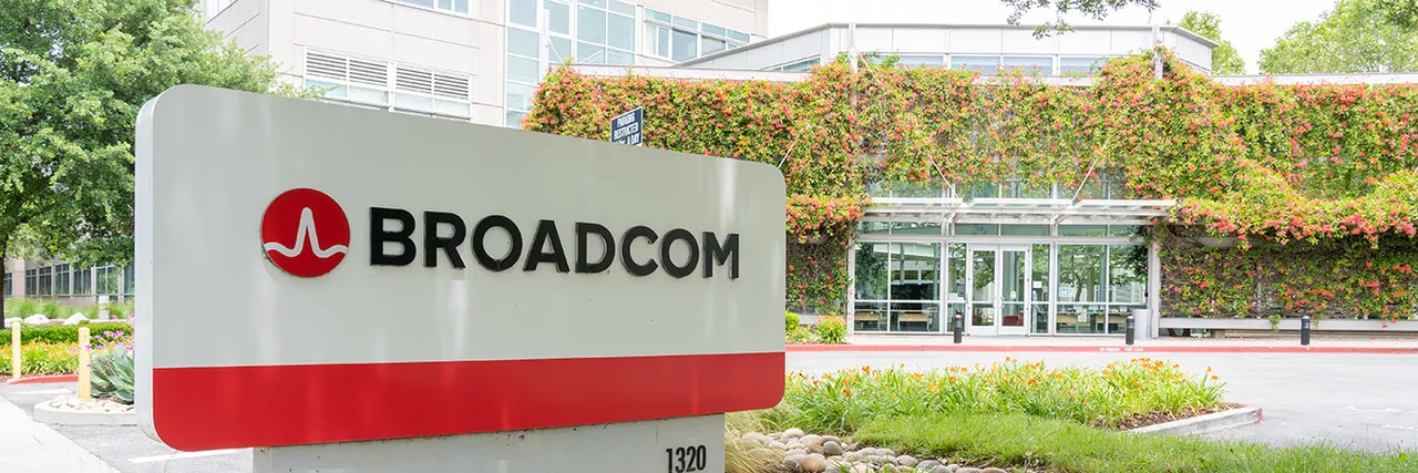 Broadcom-Hauptsitz in San Jose, Kalifornien, USA
