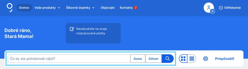 George browser search bar