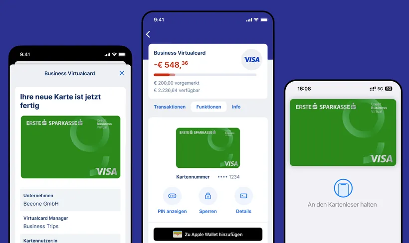 Neue Virtualcard