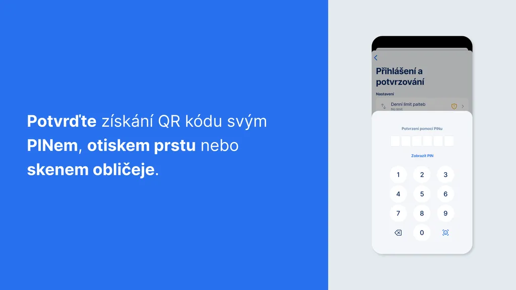 Jak použít službu QR výběr
