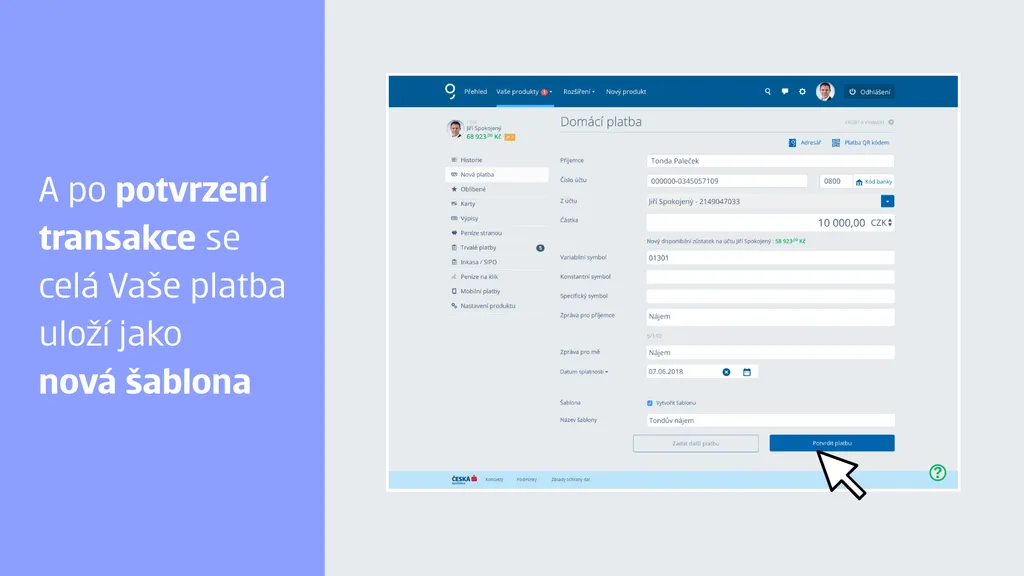 Jak se v Georgi zakládají šablony krok 4