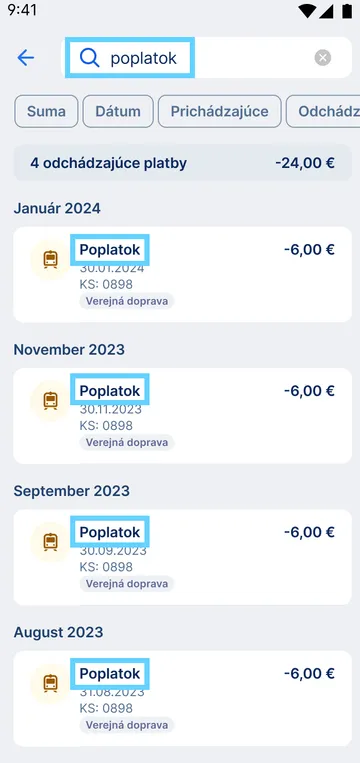 kľúčové slovo app