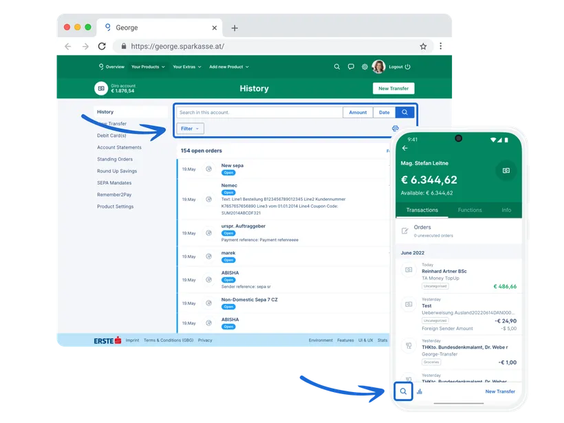 Quick Search with Filters