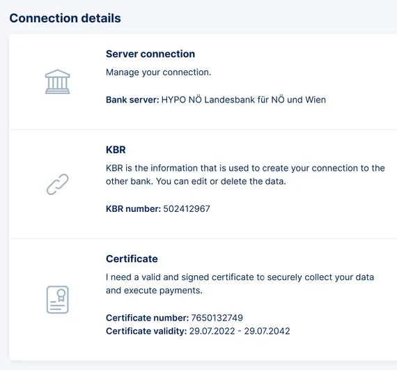 ConnectionDetails