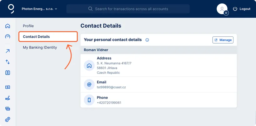 Contact Details Overview
