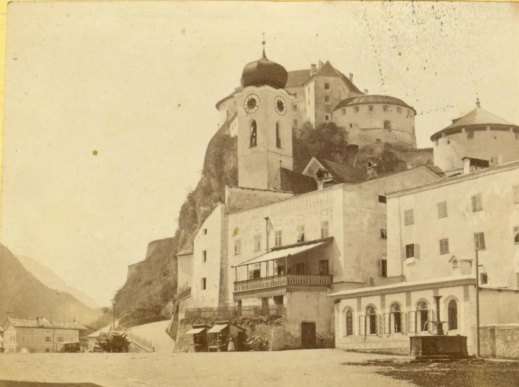 altes Bild der Festung Kufstein