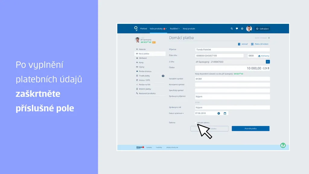 Jak se v Georgi zakládají šablony krok 3