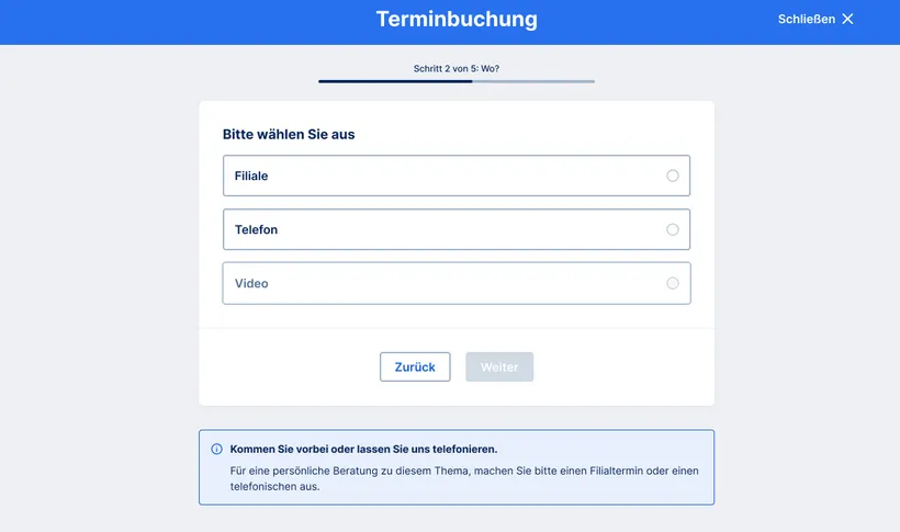 Web - Art des Termins