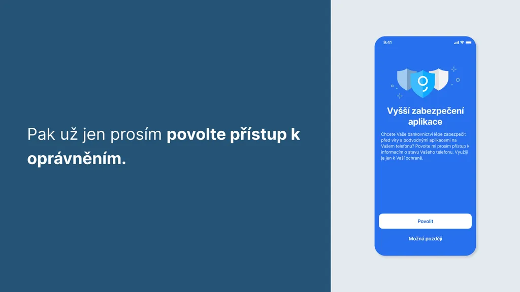 Pak už jen prosím povolte přístup k oprávněním.