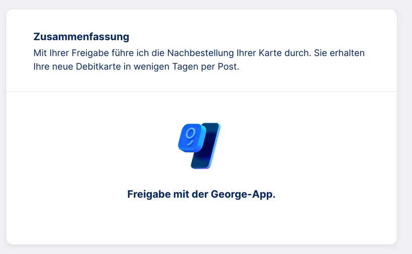 Freigabe - Nachbestellen