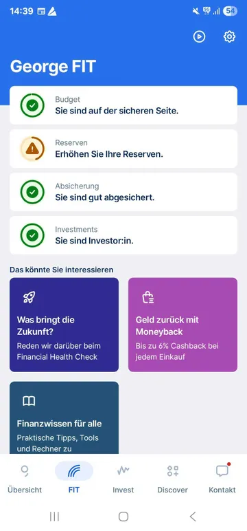 George FIT Übersicht